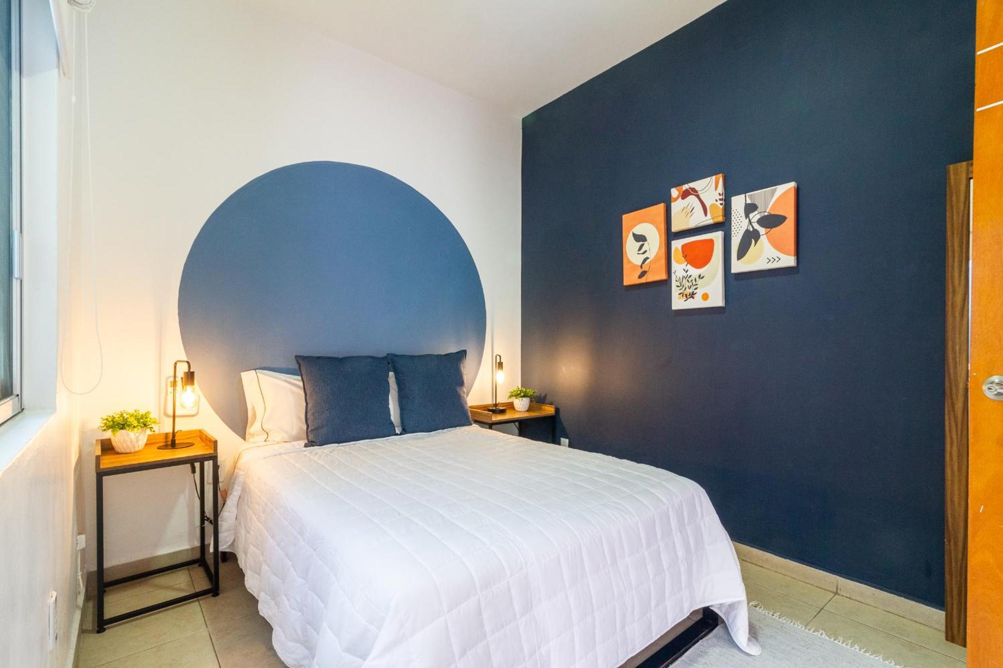 הוילה גואדלחארה Casa Azul Turquesa Excelente Ubicacion Facturamos מראה חיצוני תמונה